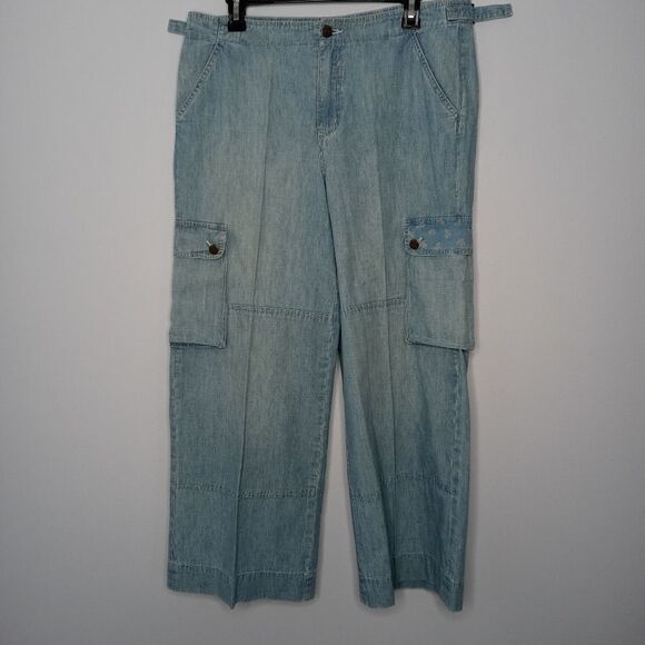 Lauren Ralph Lauren Y2K wide leg jeans - Picture 7 of 9